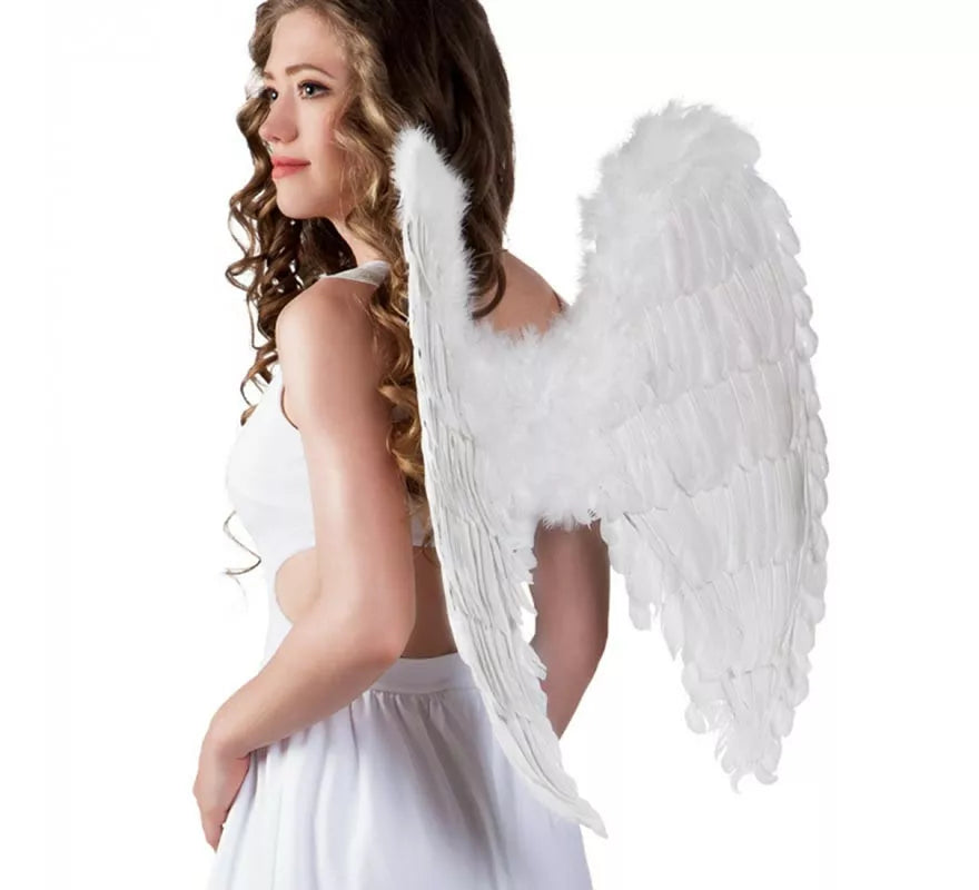 Alas de Ángel con plumas de 65x65 cm en varios colores