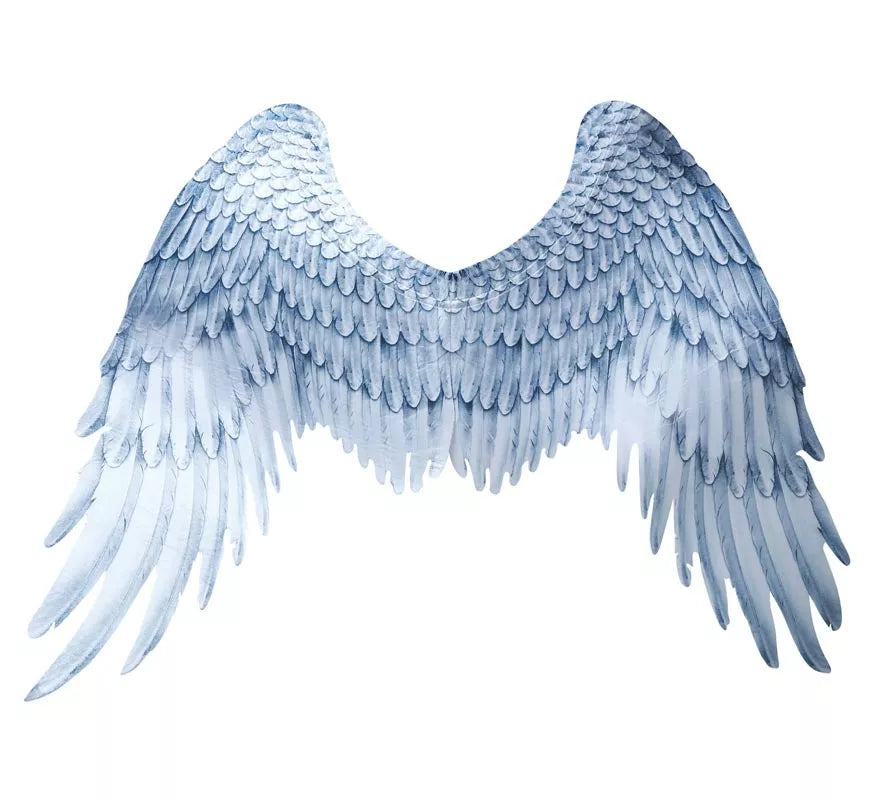Alas de Ángel de Tela Blancas de 100x70 cm