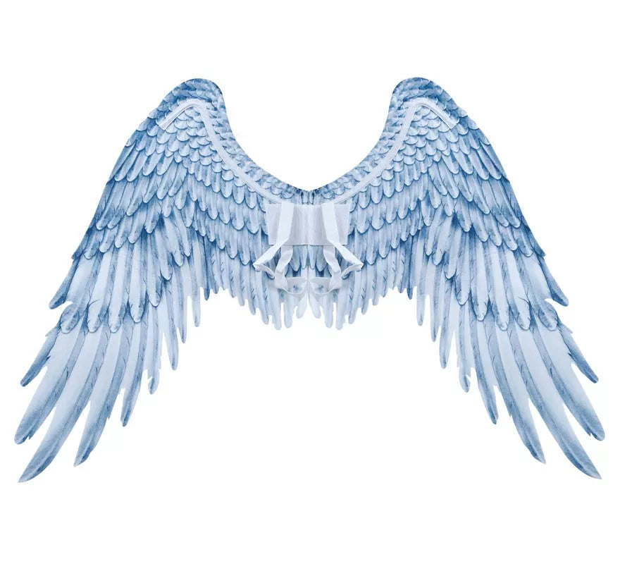 Alas de Ángel de Tela Blancas de 100x70 cm
