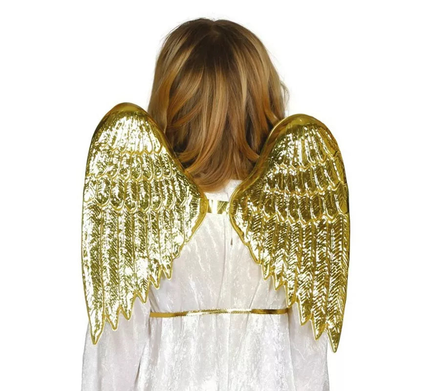 Translation missing: en.Alas de Ángel infantiles color oro 45 cm