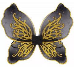 Black Butterfly Fairy Wings 50x30 cm