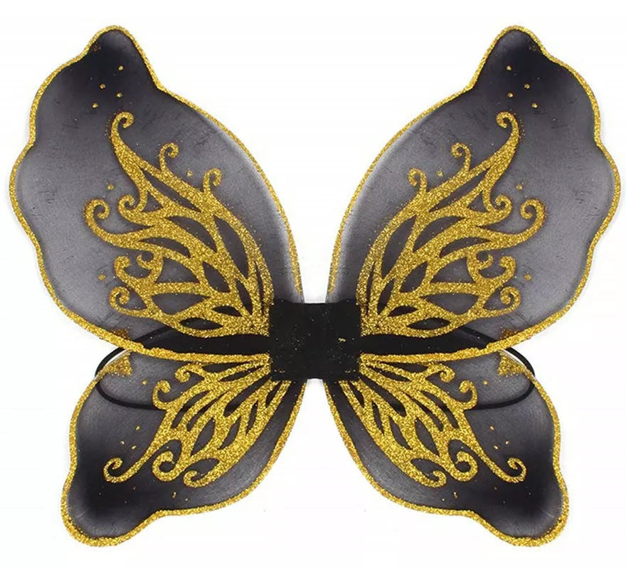 Translation missing: en.Alas de Hada Mariposa Negra de 50x30 cm