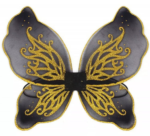 Alas de Hada Mariposa Negra de 50x30 cm