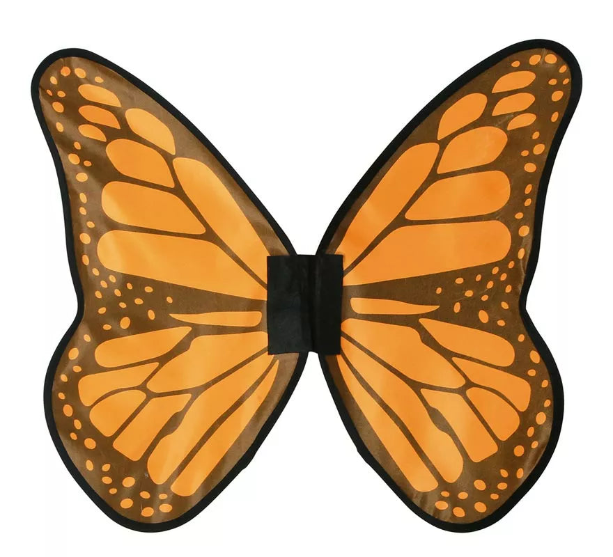 Alas de Mariposa naranjas y negras de 50 cm