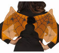 Alas de Murciélago Naranja con Arañas de 60X35 cm