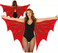 Alas de Murciélago rojas de 170x80 cm