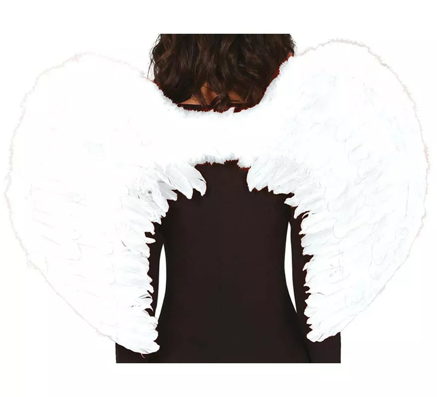 Alas de Plumas blancas 80x55 cm