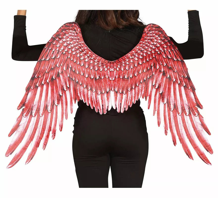 Translation missing: en.Alas de Plumas con Tela Roja de 105X45 cm