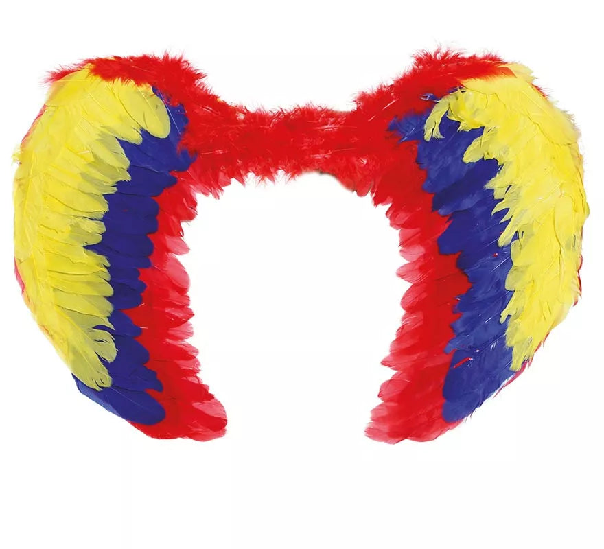 Translation missing: en.Alas de Plumas Multicolor 80 X 50 cm