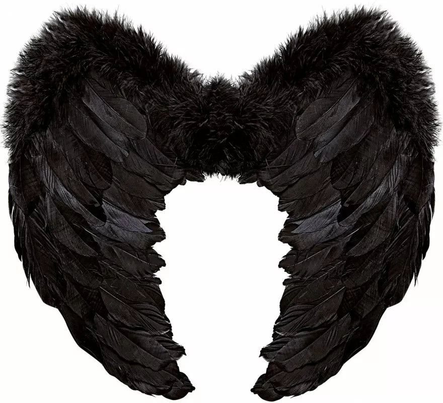 Translation missing: en.Alas de Plumas Negras de 50x40 cm