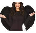 Alas de Plumas negras de 80x55 cm