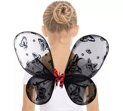 Black butterfly wings measuring 39x29 cm
