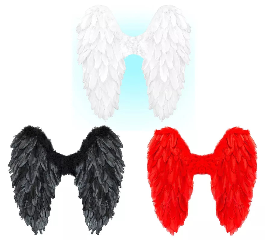 Alas Plegables de Plumas de 50x50 cm en varios colores
