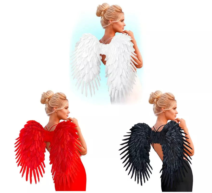 Alas Plegables de Plumas de 80x60 cm en varios colores