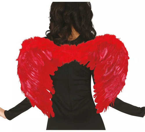 Alas rojas de plumas de 50 cm