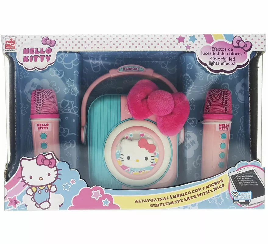 Translation missing: en.Amplificador Hello Kitty con Micrófonos Bluetooth