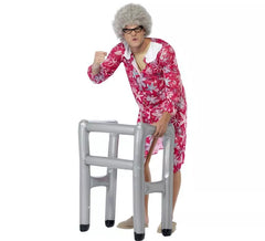 Silver inflatable walker
