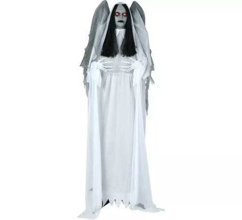 Ángel de La Muerte con Luz de Sonido y Movimiento de 170 cm