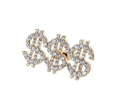 Shiny Dollar Sign Ring