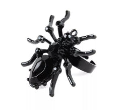 Black Metal Spider Ring