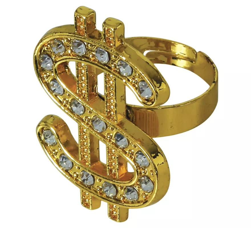 Translation missing: en.Anillo Dólar Metálico dorado