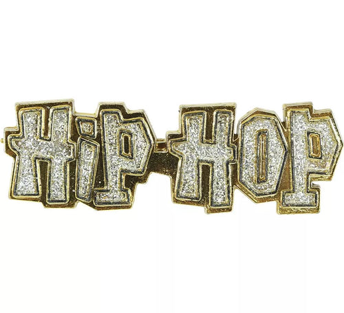 Anillo dorado 'Hip Hop'