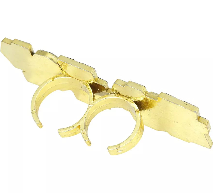 Anillo dorado 'Hip Hop'