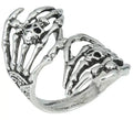 Anillo Manos Esqueleto de Metal