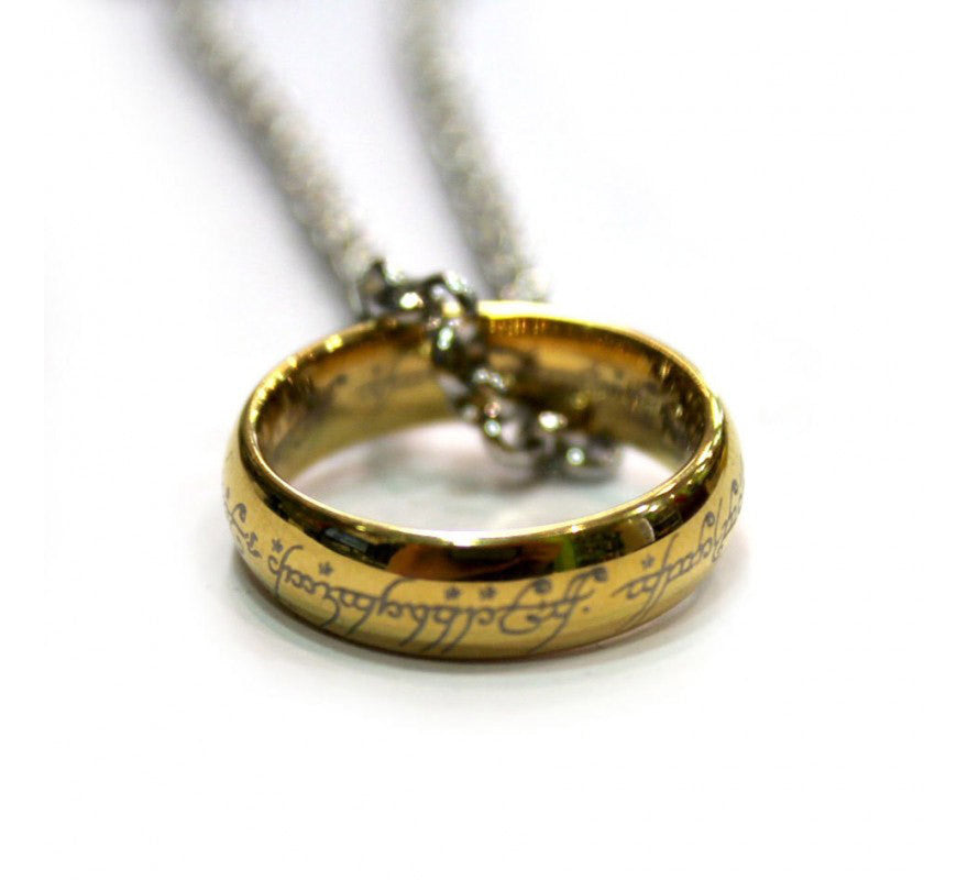 Translation missing: en.Anillo único de Tungsteno bañado en Oro