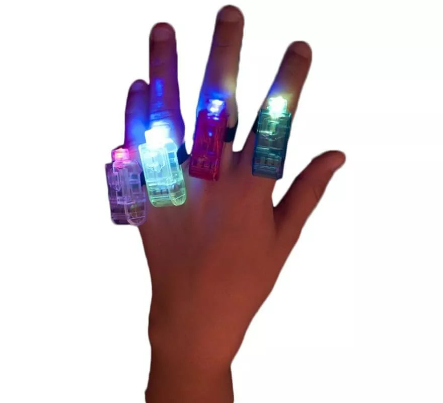 Translation missing: en.Anillos con luz en colores surtidos 4 unidades