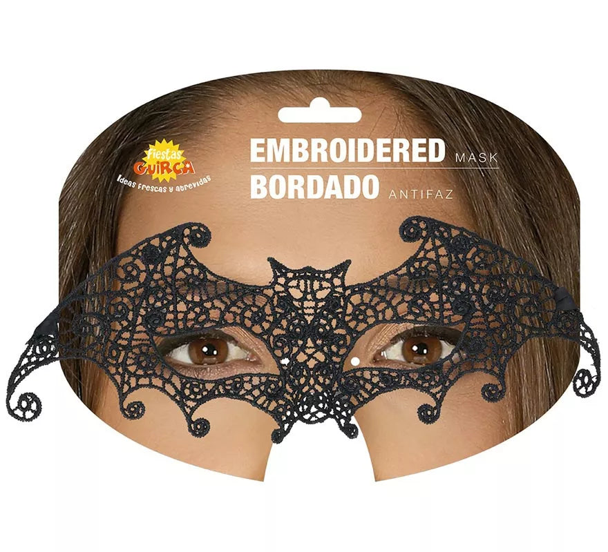 Translation missing: en.Antifaz bordado de Murciélago