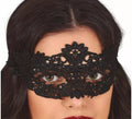 Antifaz Bordado Negro Oscuro