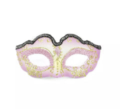 Lilac and gold Carnival mask
