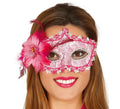Antifaz con Flor rosa
