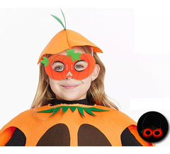 Luminescent Pumpkin Mask 19x11x1.3 cm