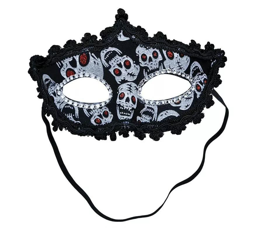 Antifaz de Calaveras tenebrosas