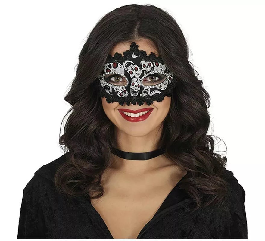 Antifaz de Calaveras tenebrosas