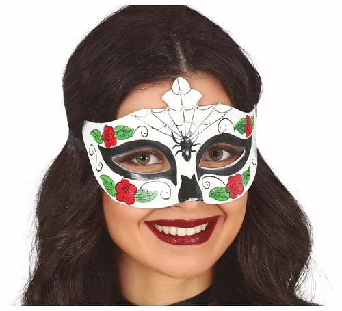 Antifaz de Catrina con Araña