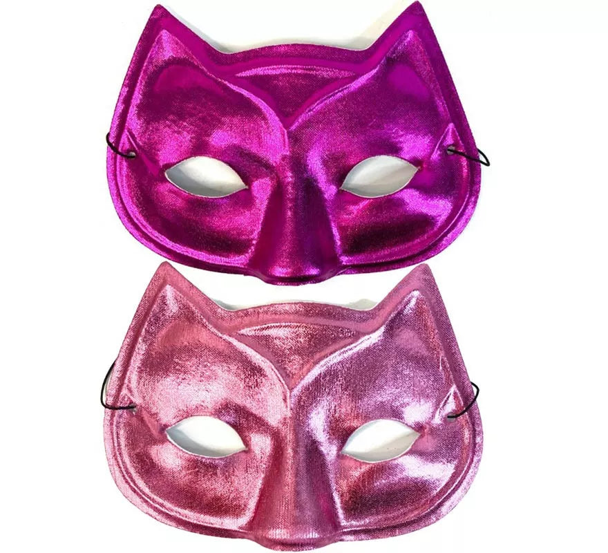 Antifaz de Gato Metalizado en varios colores
