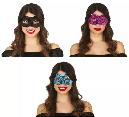 Antifaz de Lentejuelas en varios colores