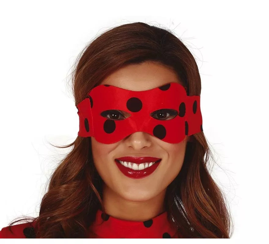 Antifaz de Mariquita Roja