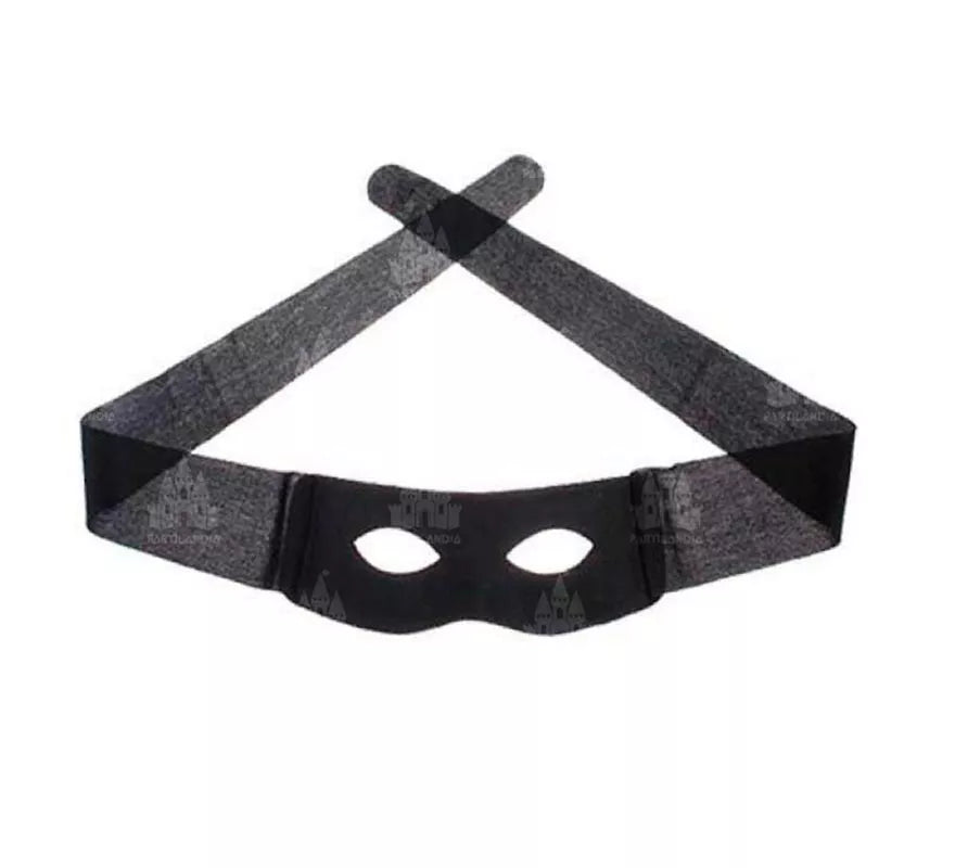 Translation missing: en.Antifaz de negro de bandido enmascarado