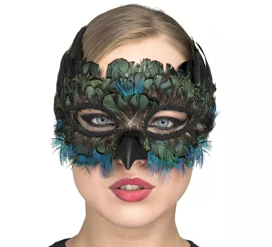Translation missing: en.Antifaz de Pavo Real con Plumas