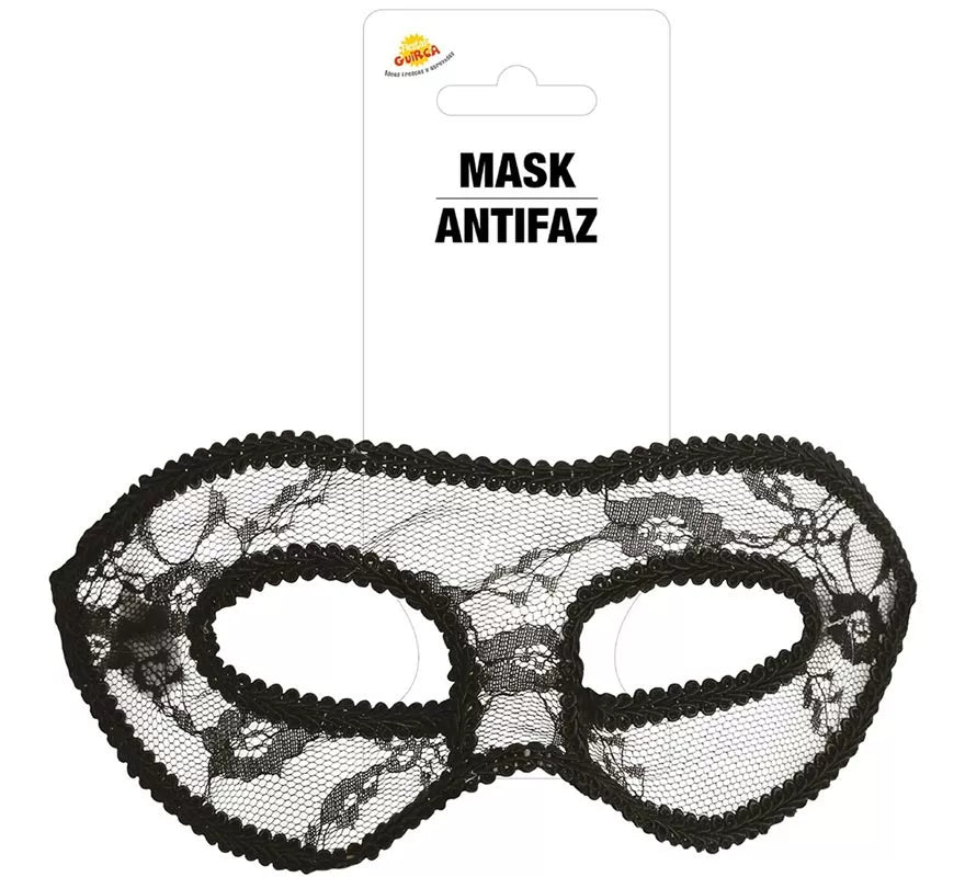 Translation missing: en.Antifaz de puntilla negro