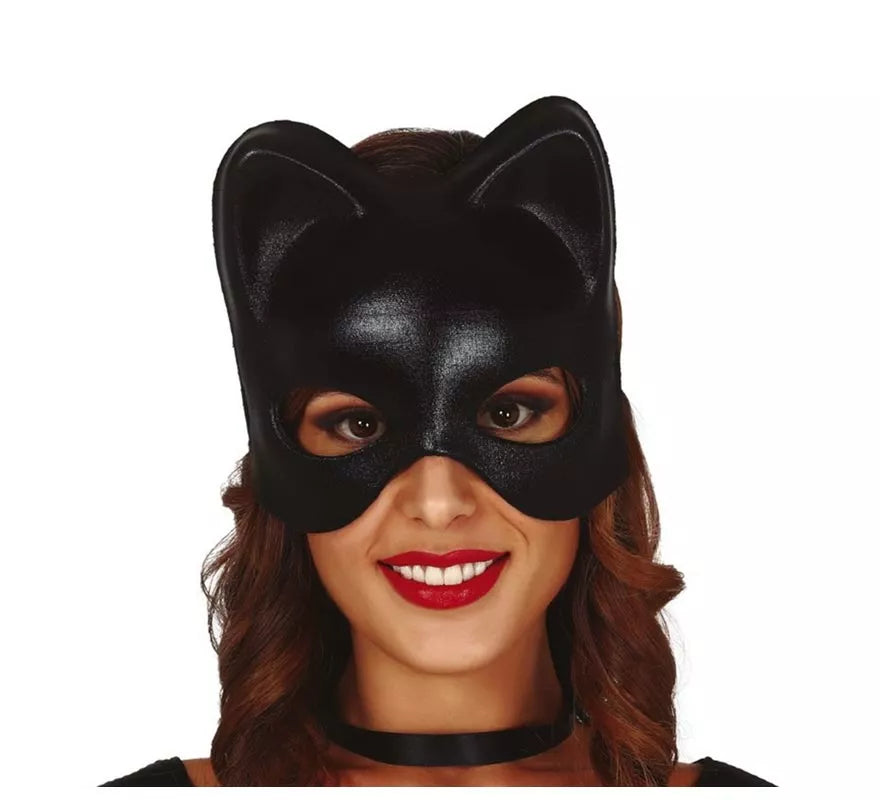 Antifaz de Súper Gata Negro