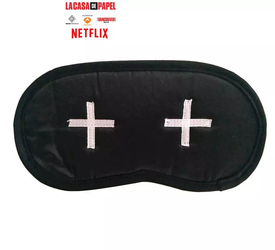 Translation missing: en.Antifaz Negro con Cruces de La casa de papel