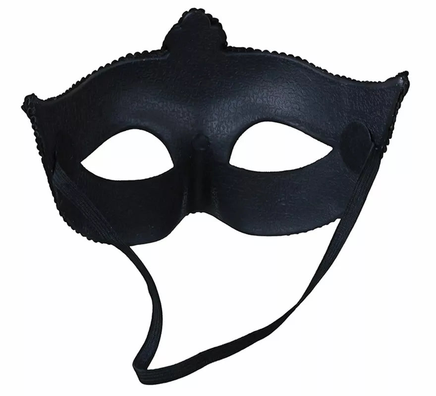 Antifaz Negro con Glitter
