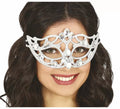 Antifaz Plata con Glitter