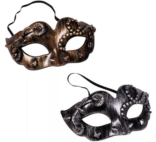Antifaz Steampunk en 2 modelos surtidos