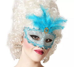 Blue Venetian Mask